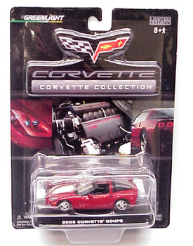 2005 Victory Red 1/64 C6 Coupe Corvette